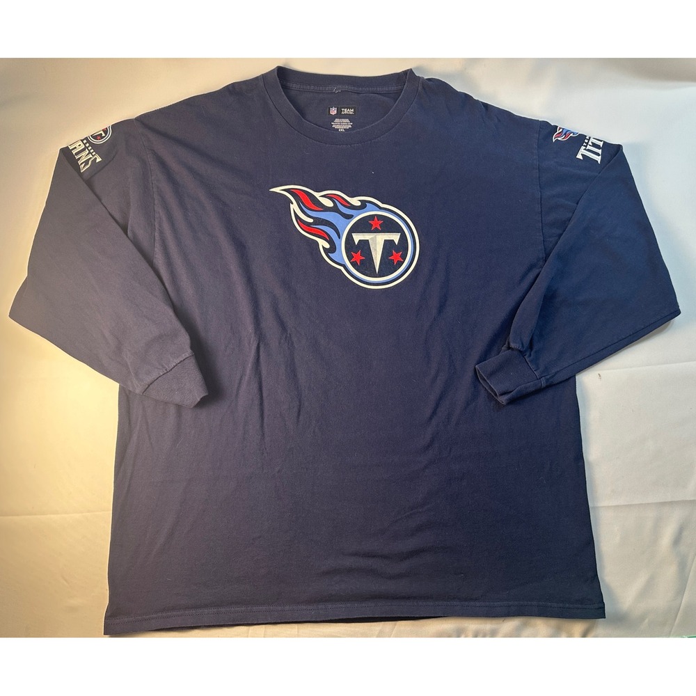 Tennessee Titans NFL Long Sleeve T-Shirt Tee 2XL Custom Name VICKIE 10 Blue